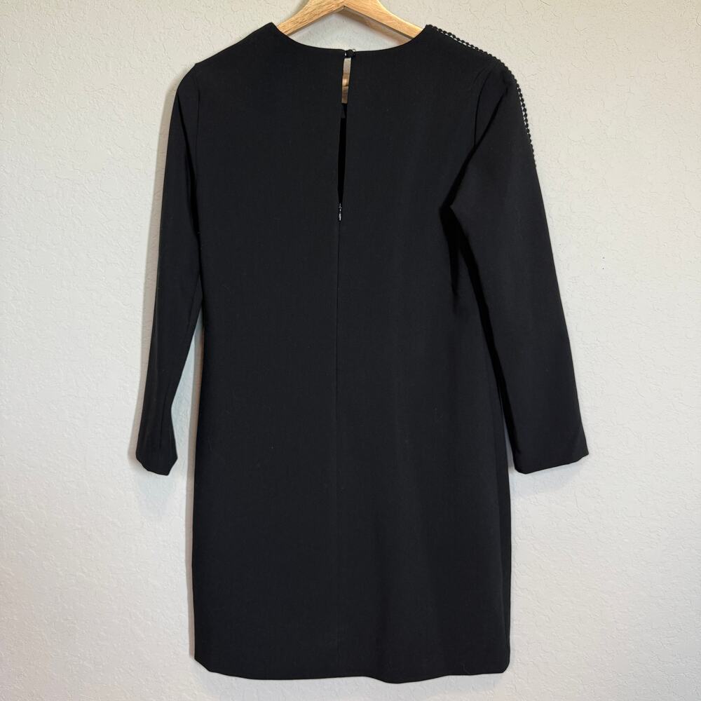 Women's‎ Banana Republic Black Long Sleeve Pullover Shift Dress Size 0 - Picture 8 of 9